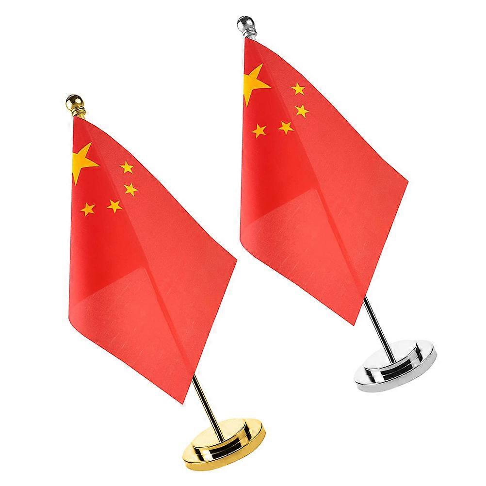 Table Flag Fade Resistant Dye Sports Venue 2 Sets