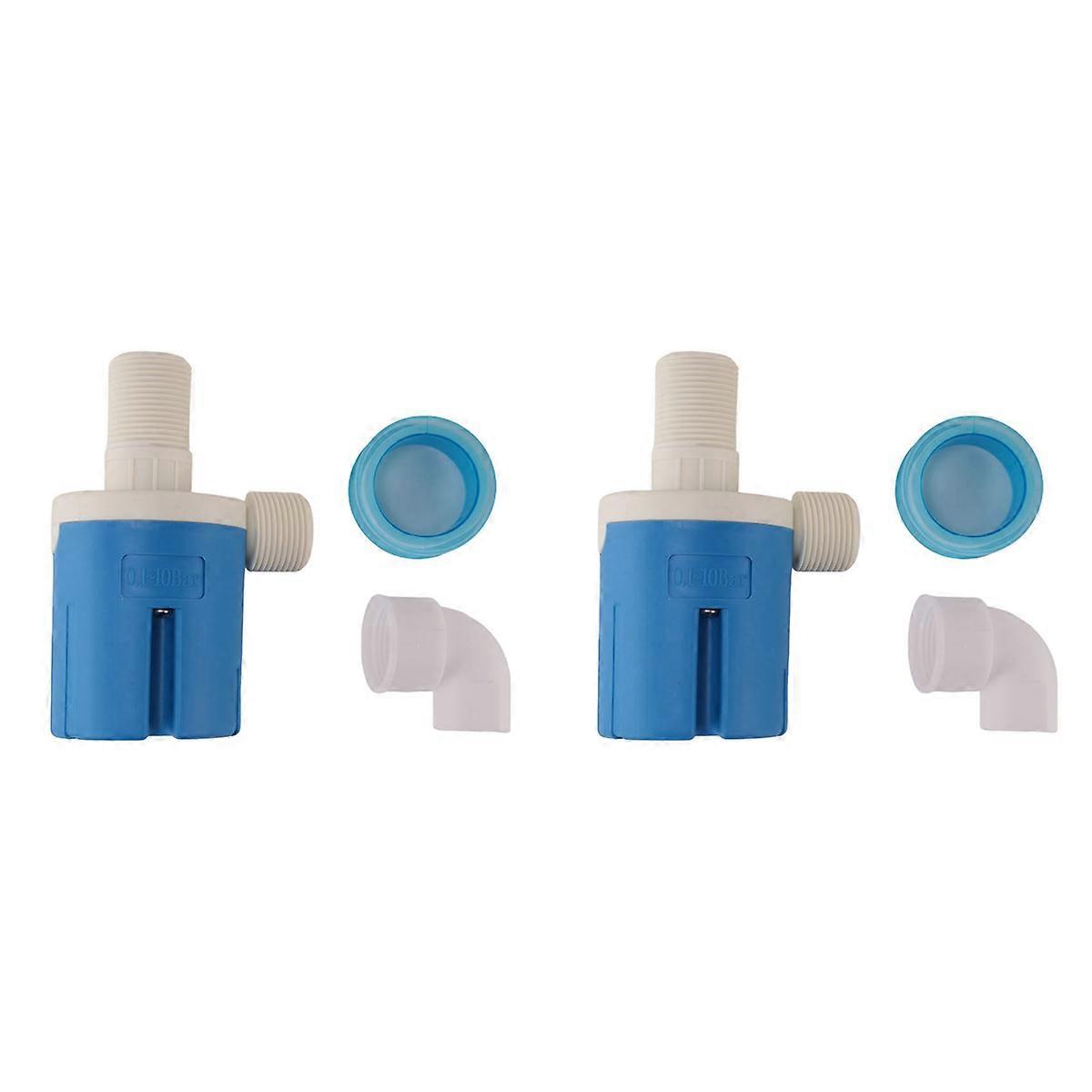 2X Fully Automatic Water Level Control Float Valve Auto Shut Off Ball Mini Float Valve Automatic Wat