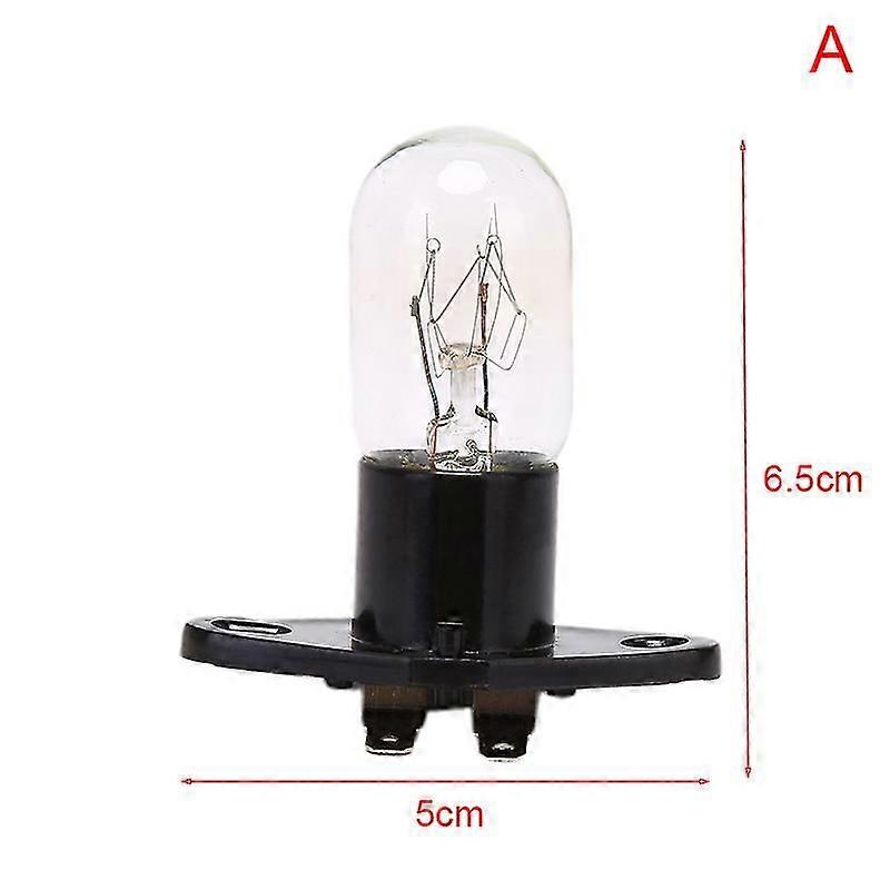 Mikrowellenherd Lampe Lampe Glühbirne Sockel Design 230V 20W Ersatz mit Lampenfassung-ss