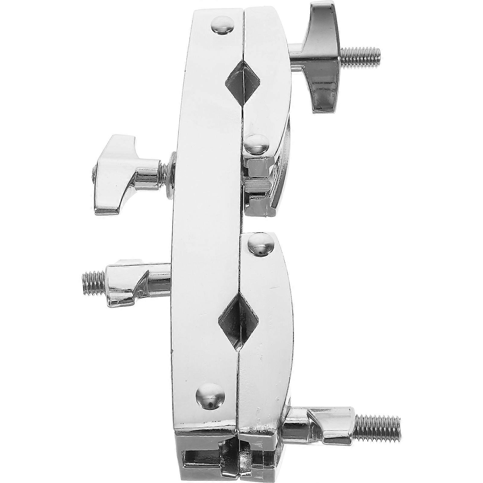 Shiny Durable Cowbell Clamp Holder Bracket for Drum Kit Bass Drum – Easy Operation Extension Clip for Percussion Accessory