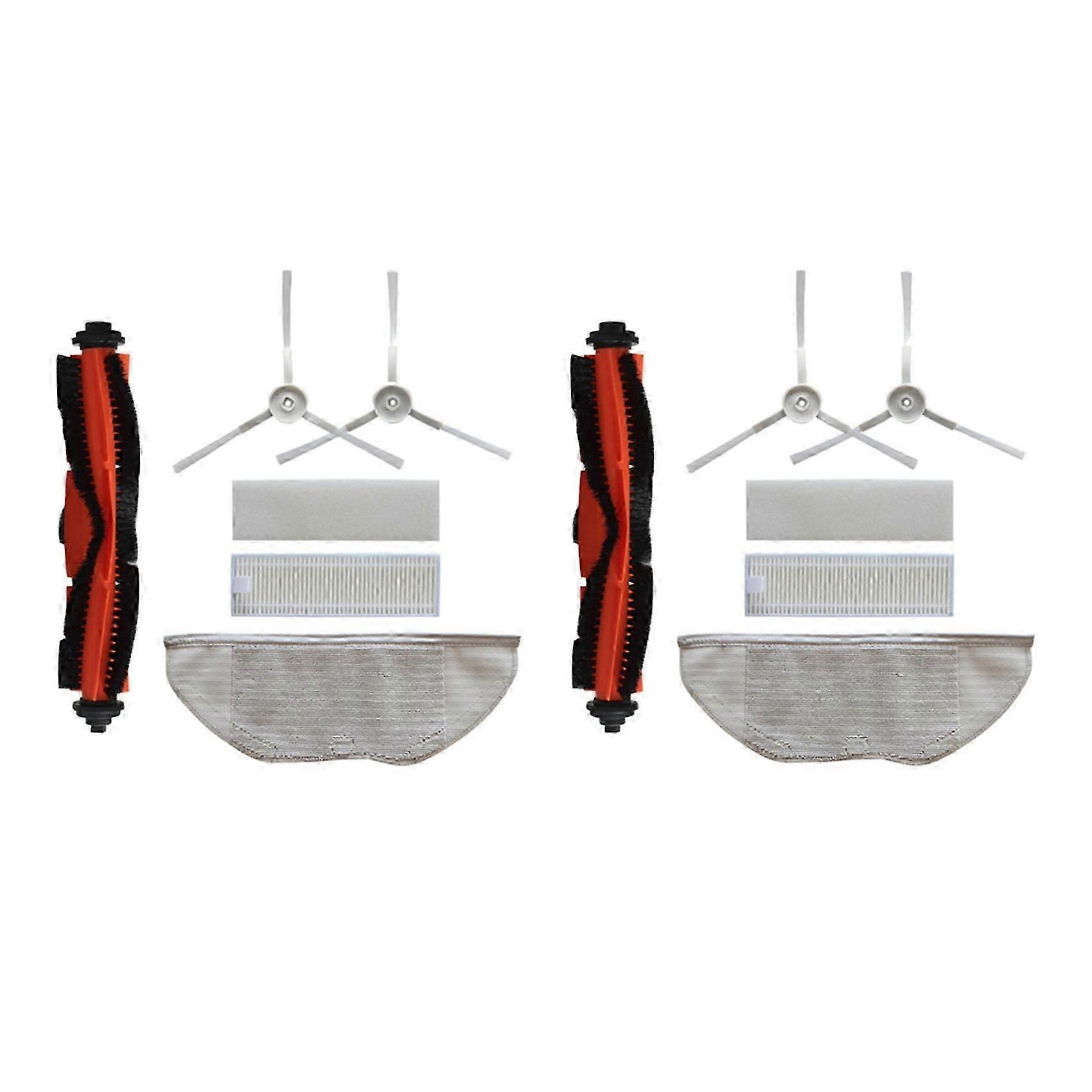 2 set Main Brushes Side Brush Filters Cleaning Rag Mop Cloths for Mijia G1 Robot Vacuum Cleaner Acc