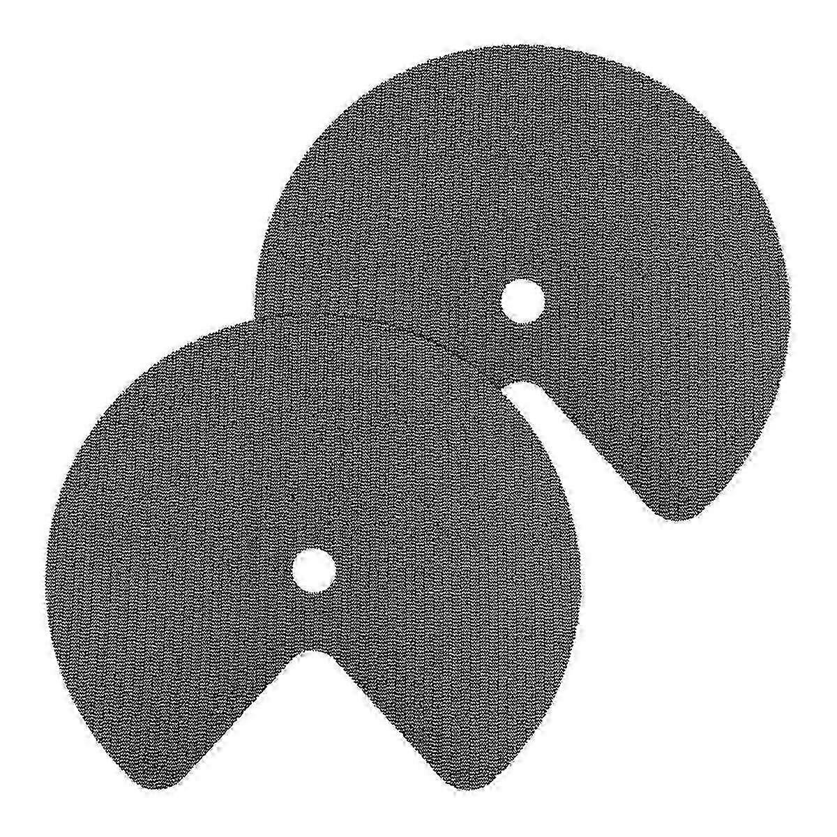 2 Pcs Lazy Shelf Liner Circle Kitchen Liners Non Adhesive Kitchen Cabinet Liners Non Slip Non Skid Fridge Mats