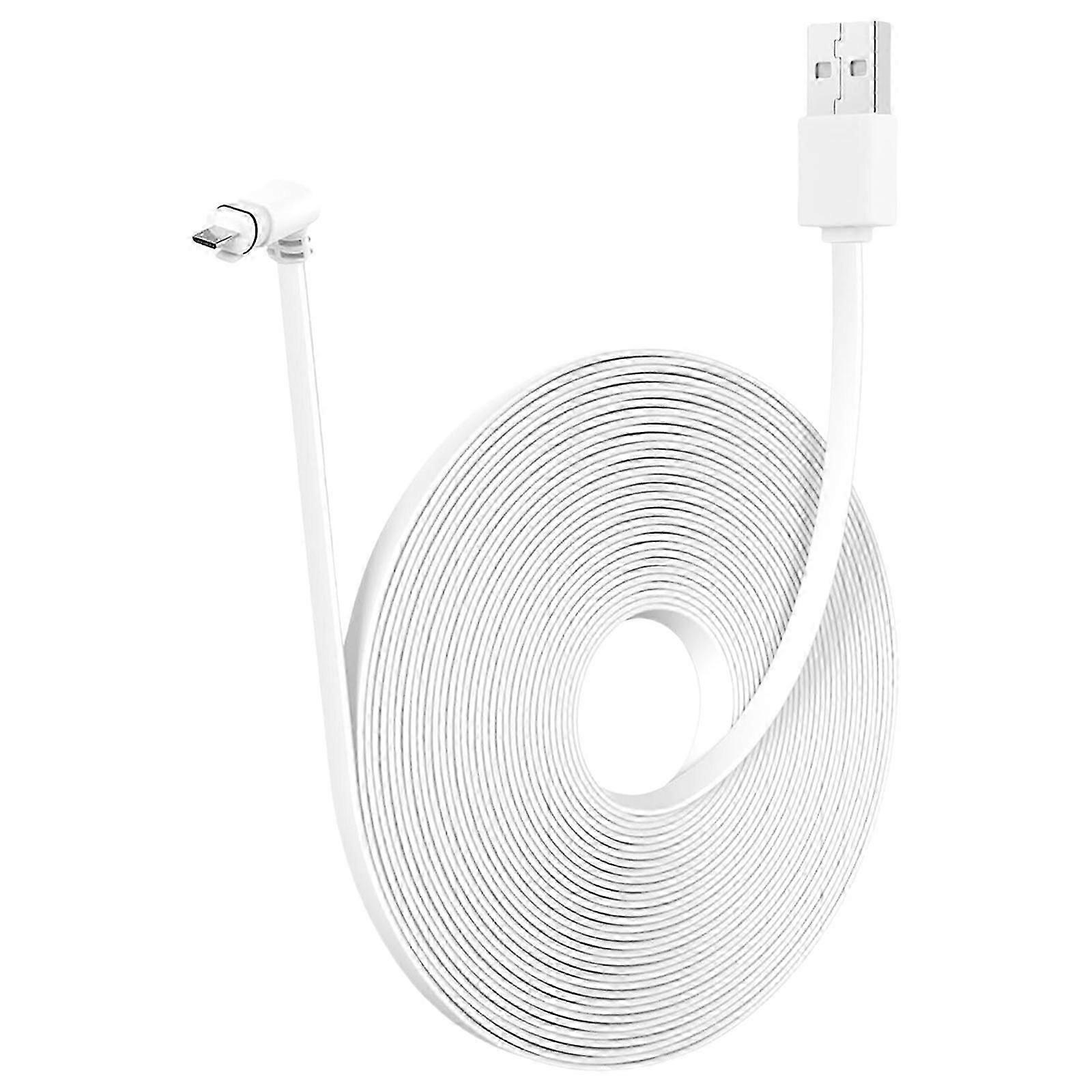 كابل شحن الكاميرا المرن المقاوم للماء USB كابل شحن مسطح طويل في الهواء الطلق 90 زاوية موصلات شحن دائمة