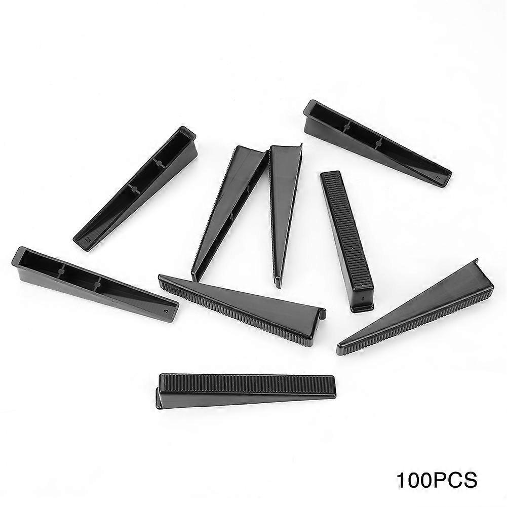 100pcs/set Tile Leveling System - Wall & Floor Spacers, Straps & Wedges Tool