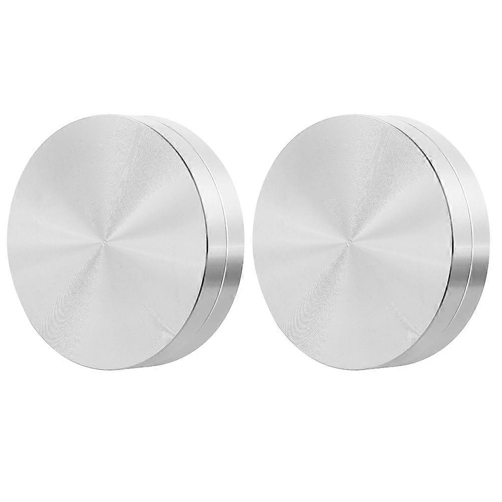 Aluminum Alloy Cake Turntable Axle Rotating Tray Stand Base for Baking, Food Display & Serving – Smooth Rotating Dining Table Accessory for Cake