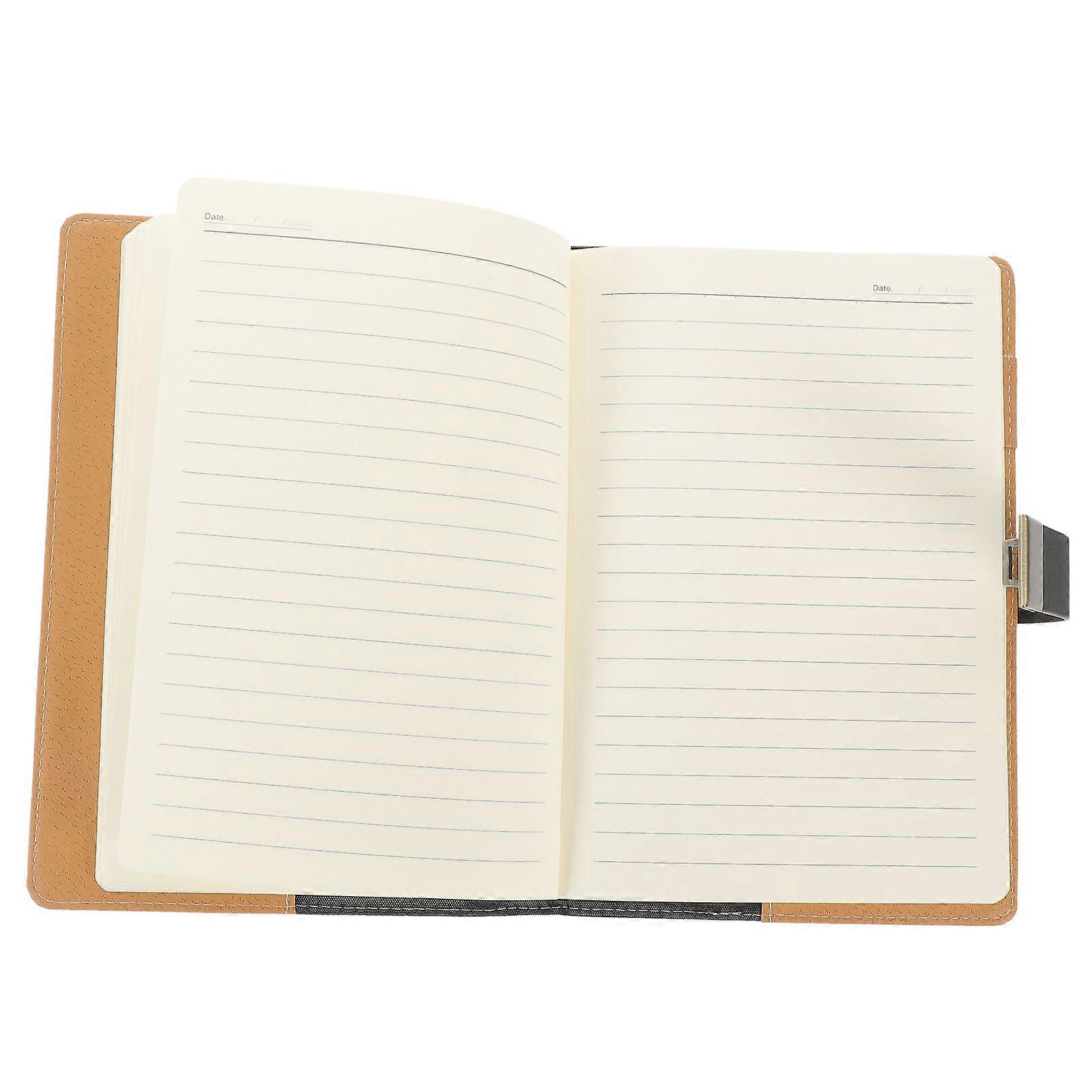 Notebook With Lockable Diary For Student Rectangular Black 22.00X15.50X3.00CM To-Do List Writing 1Pack