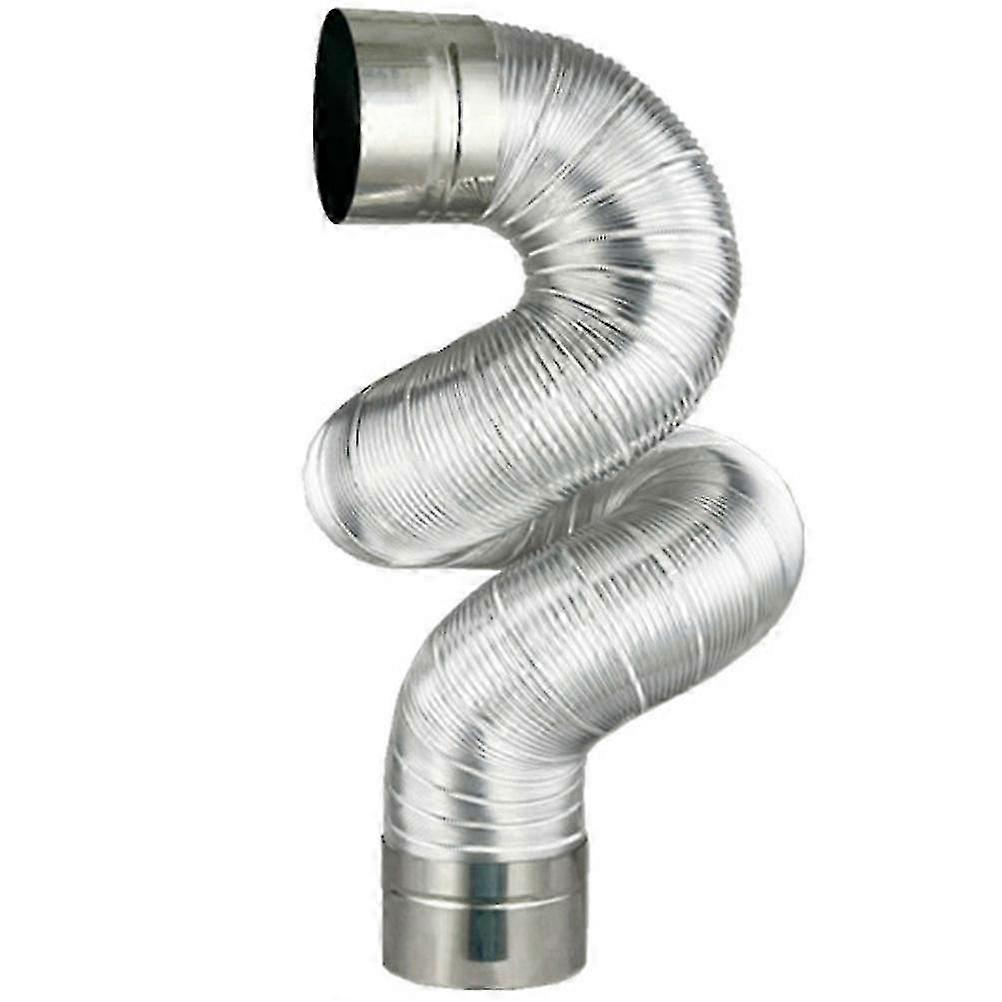 Fleksibelt eksosrør i rustfritt stål for metallovner