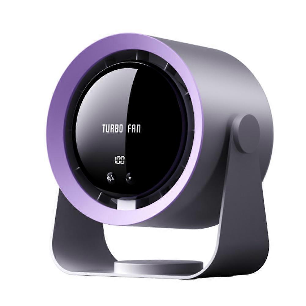 Desk Fan Quiet Digital Display Portable Table Fan Air Circulator Fan