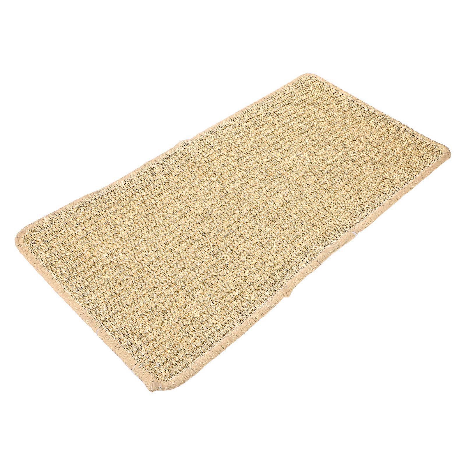 Vertical Sisal Cat Scratching Mat for Claw Maintenance Reusable Wall and Furniture Protector for Sofas, Couches and Walls