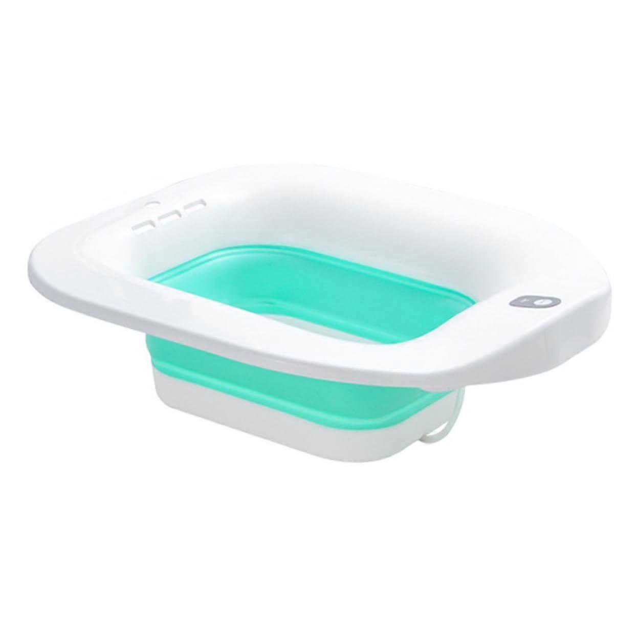 Electric Bathtub for Elderly and Pregnant Women, Foldable PP Washbasin with Electric Seat, Bidet, Senior Bathing Aid