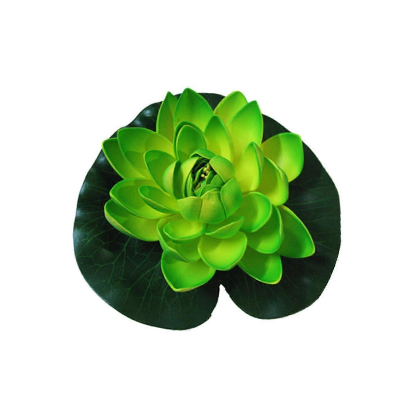 12 x Floating Pond Decoration Plants for Aquariums - Artificial Hydrangea and Water Lily, 1 Inch Size, Durable Material
