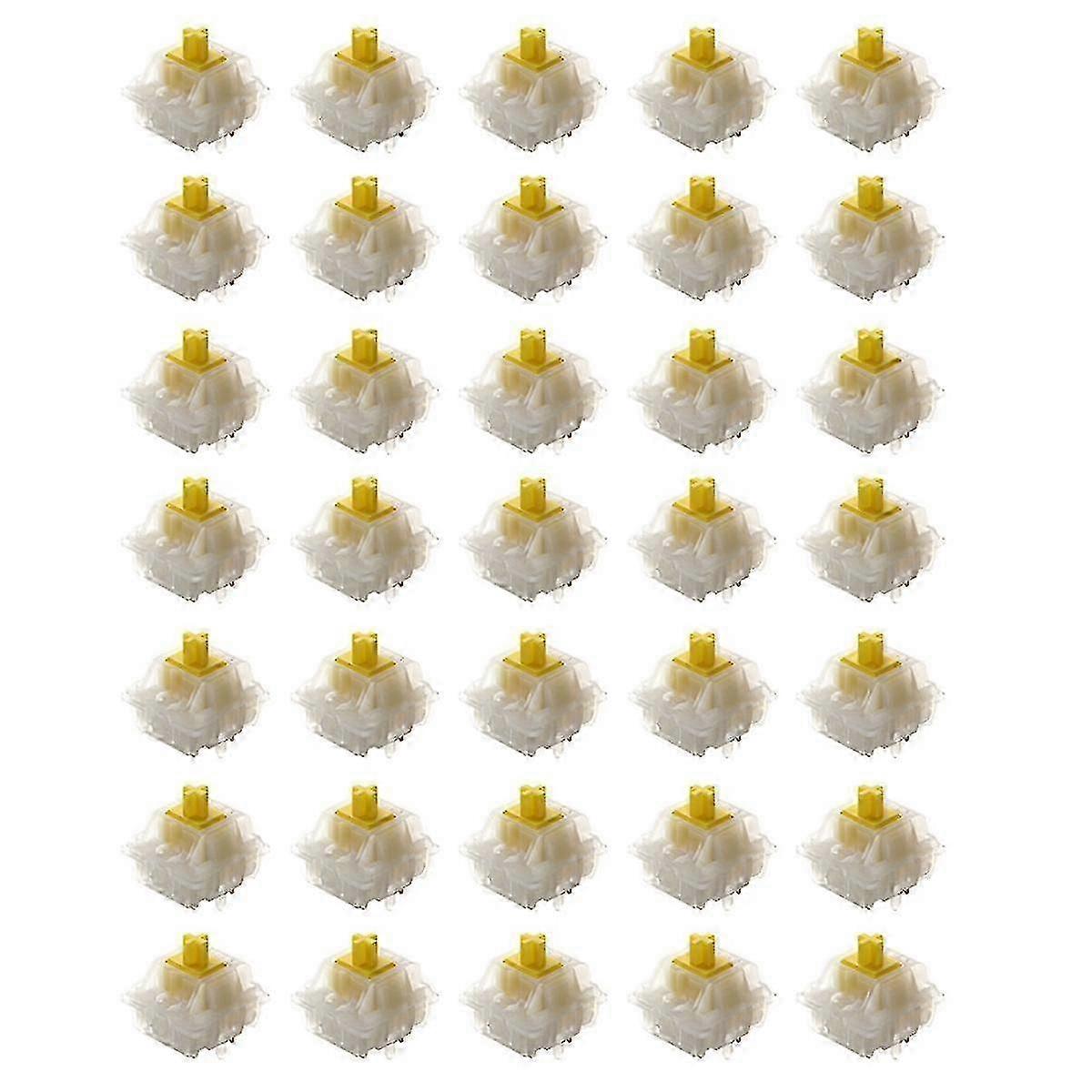 5Pin RGB Linear Tactile Switch for Mechanical Keyboard, Pre Lubed, 35 Pcs