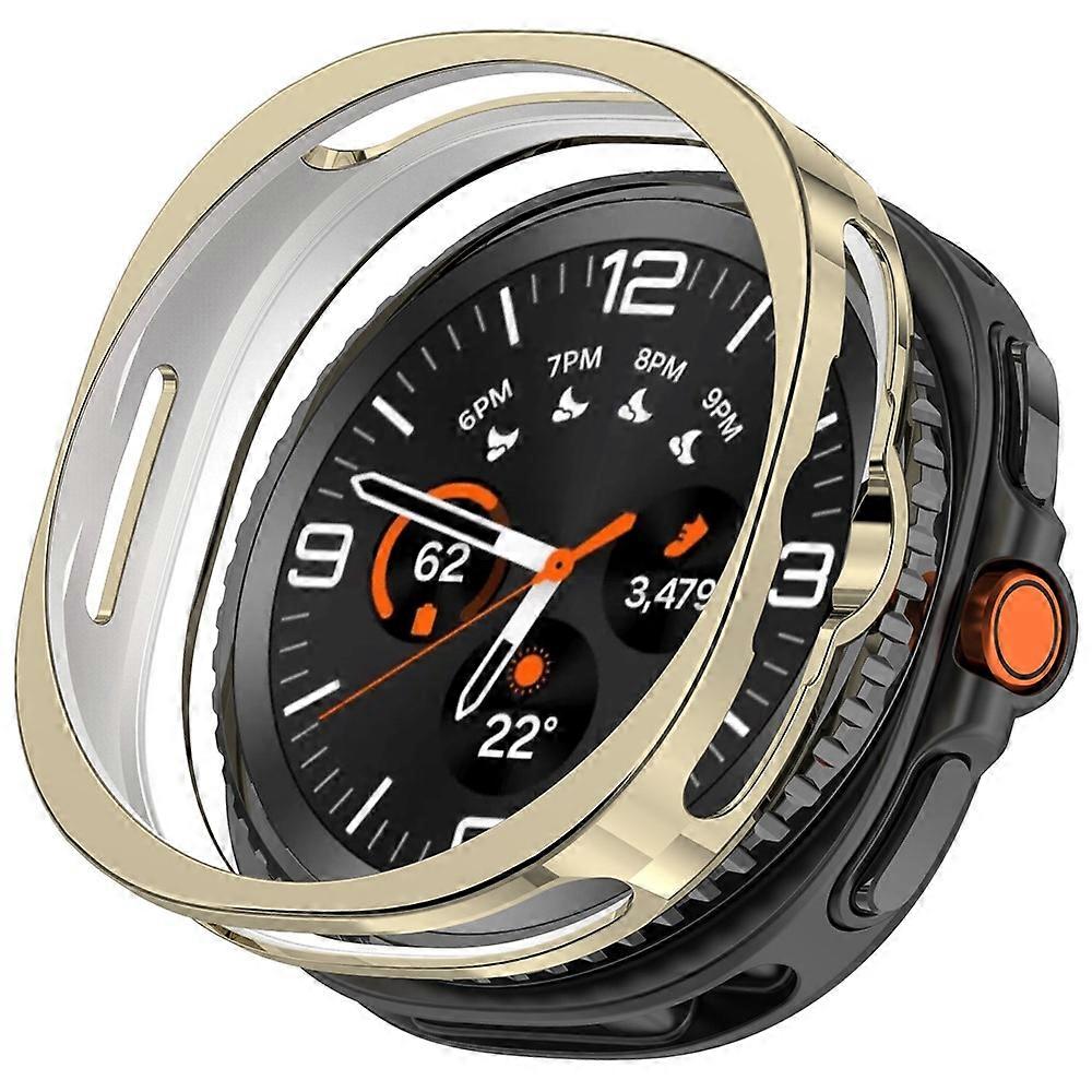 Protective Case Compatible For Samsung Galaxy Watch Ultra 2 / Watch8 Classic 47mm TPU Semi-Enclosed Watch Cover Electroplating Col