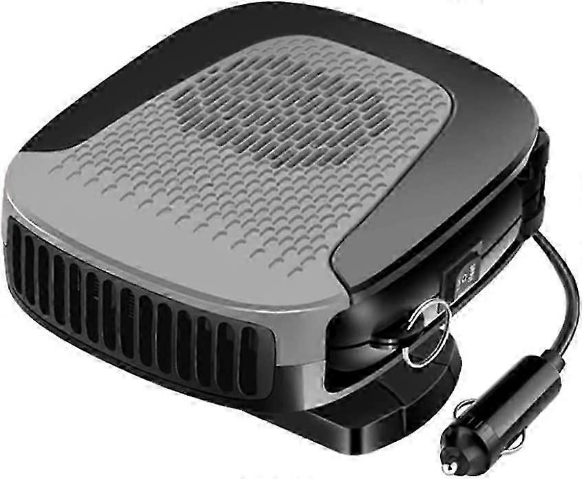 12V 2-in-1 Autoheizung, Scheibenentfroster, 360drehbar, mit Griff