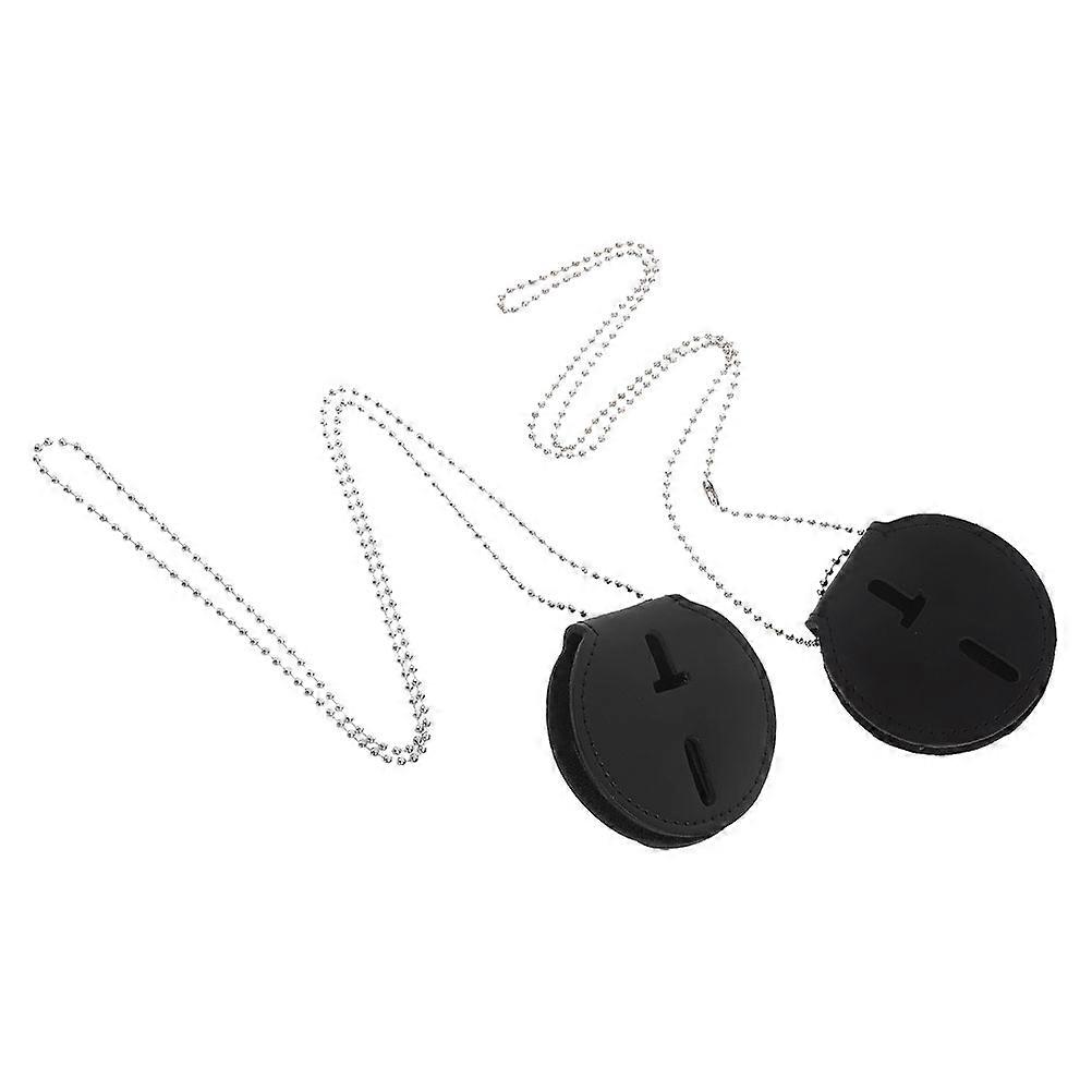 It looks like you've provided a product title or listing description for a **PU ID badge holder**. If you're looking for help improving, clarifying,