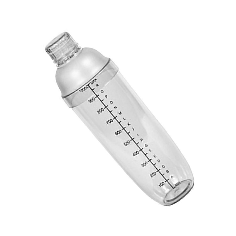 Cocktail Shaker Bartending Cup Clear Shaker Cup No Leakage Easy to Grip 1Set