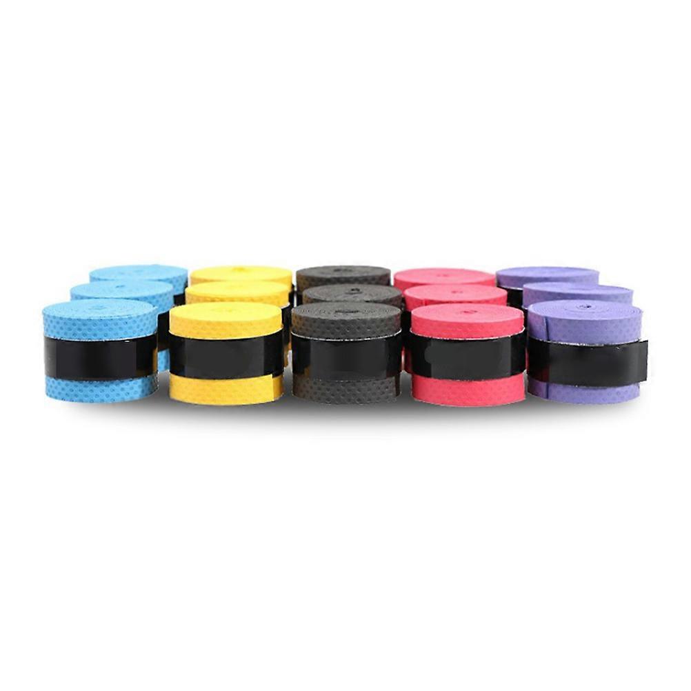 Firm Grip Racket Overgrip Moisture Absorbent for Fishing Rod Sports Enthusiasts Blue 1Pcs