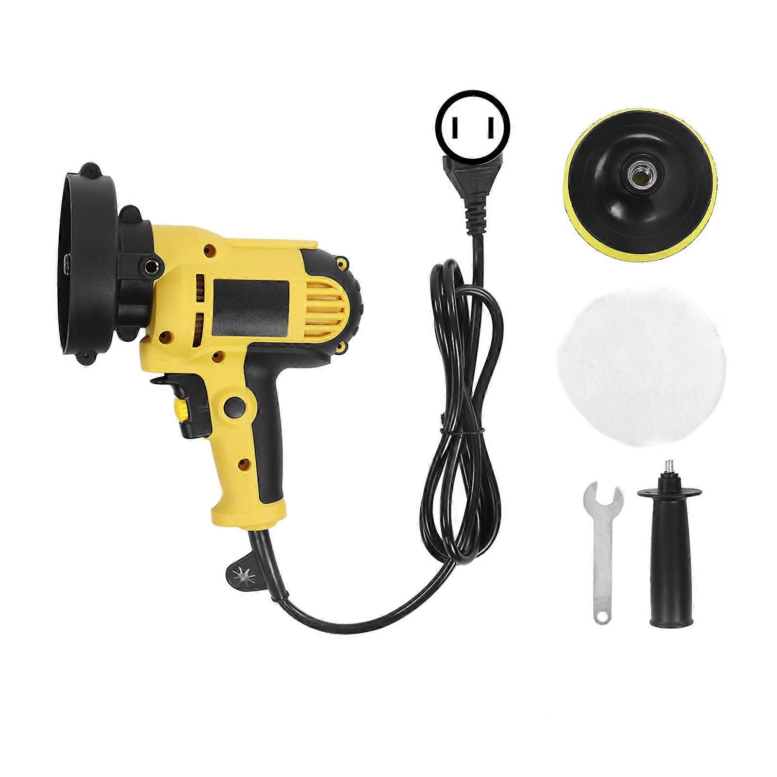 ملمع السيارة عازلة كهربائية 125 مم 600-3700 دورة في الدقيقة مجموعة آلة تلميع مجموعة للخشب المعدني