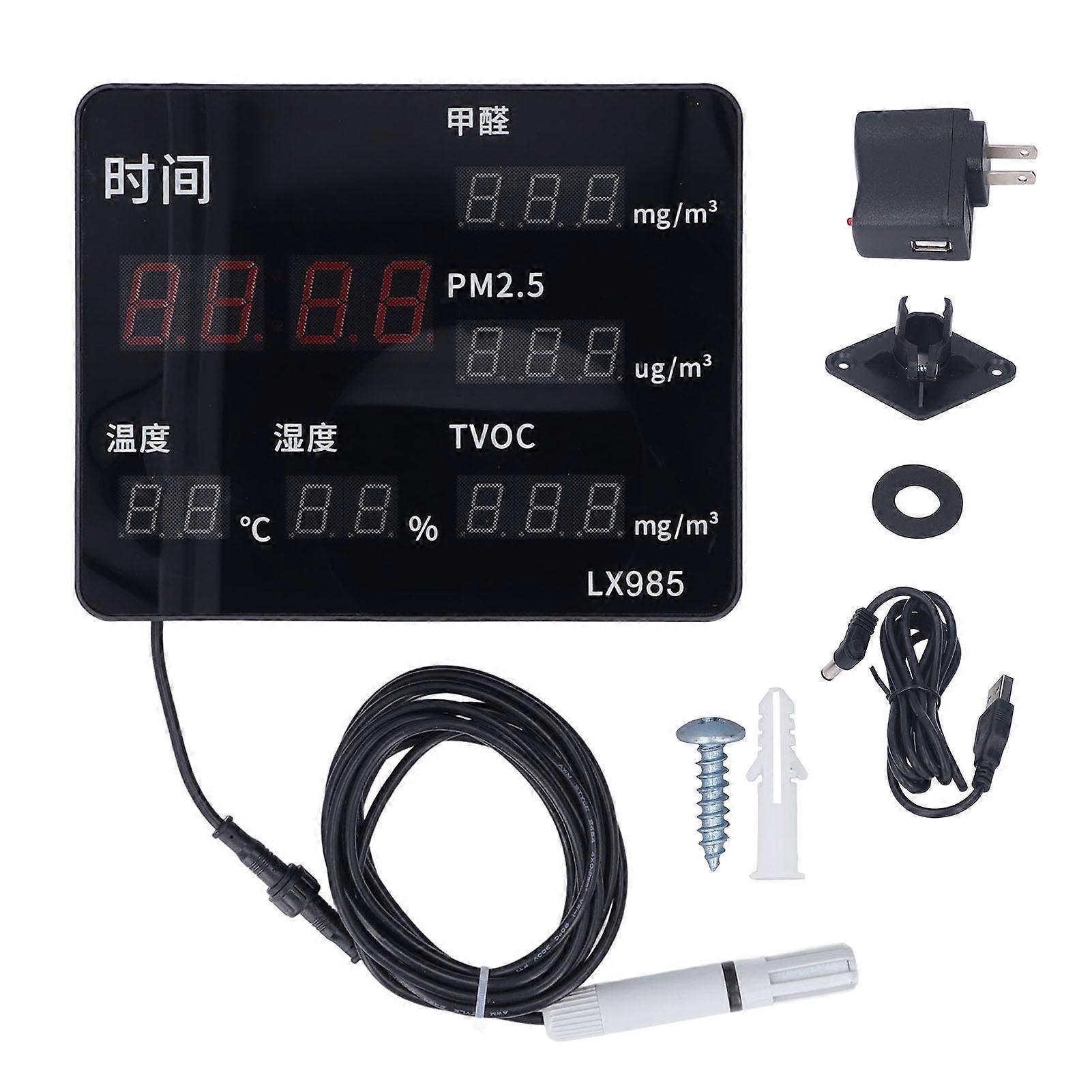 Luftkvalitetsovervåking Miljødetektor Formaldehyd alarmmåler