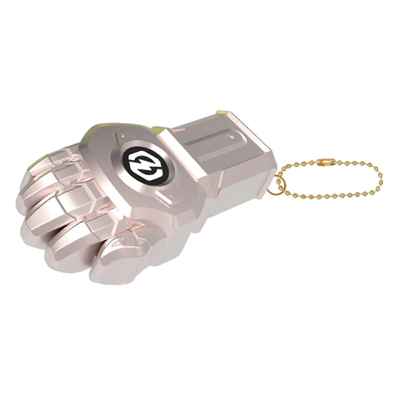 Portable Sound Prank Hand Key Chain - Interactive Gag Toy, Rose Gold Pocket-Sized Comedy Gadget for Parties, Office Events, Teens