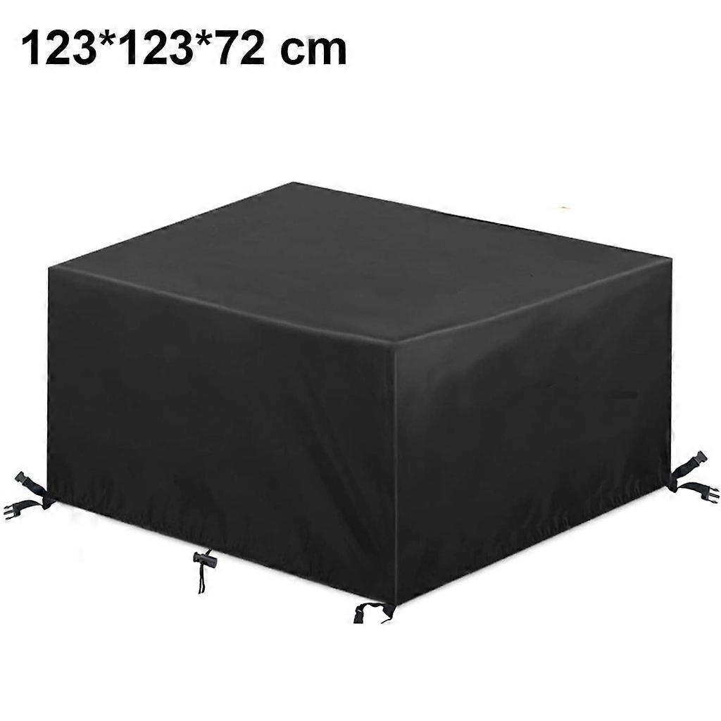 Heavy-Duty Garden Furniture Cover: 210D Oxford Cloth, Waterproof – For Rectangular Table Sets