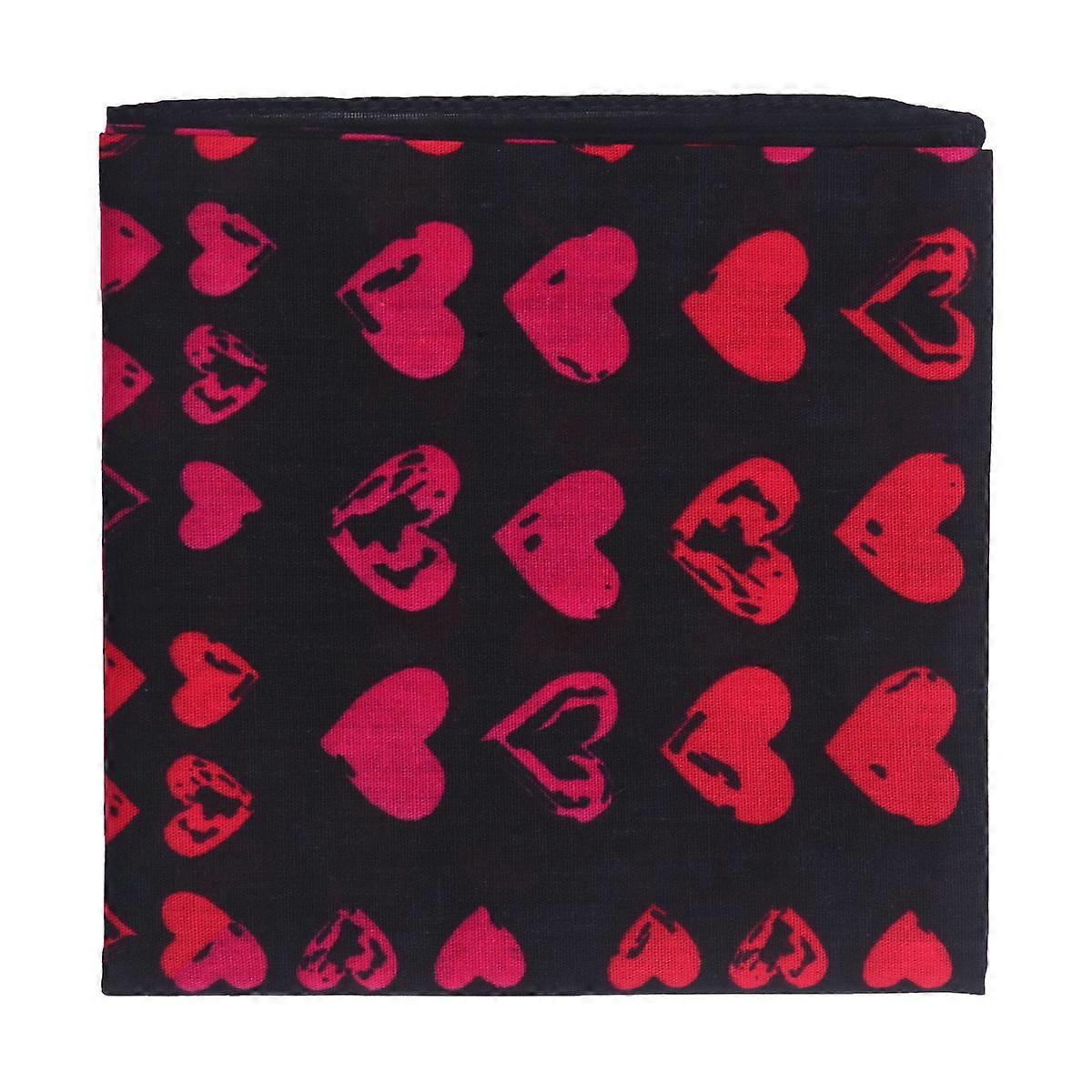 Pet Collar Dog Saliva Towel with Heart Pattern for Valentines Day