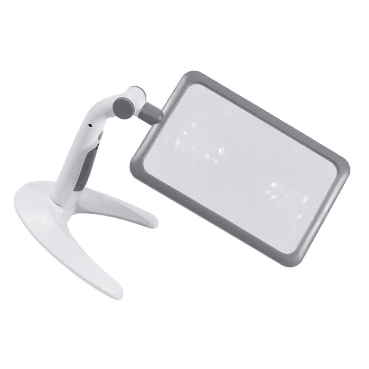 LED Magnifying Glass with Adjustable Lights, 5X Magnification, Comfortable for Seniors, Portable and Versatile for Detailed Work