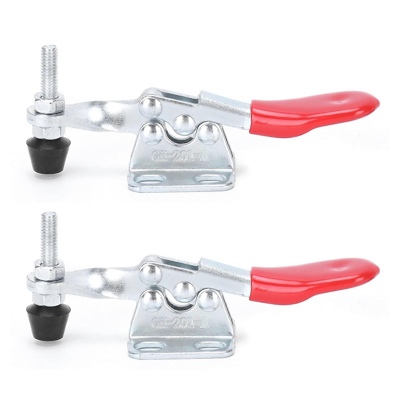 Hold N Toggle Clamp LD GH-201-A Heavy Duty Clamp Tool Set of 2 with 30 kg Lock for Metal Plates and Circuit Boards