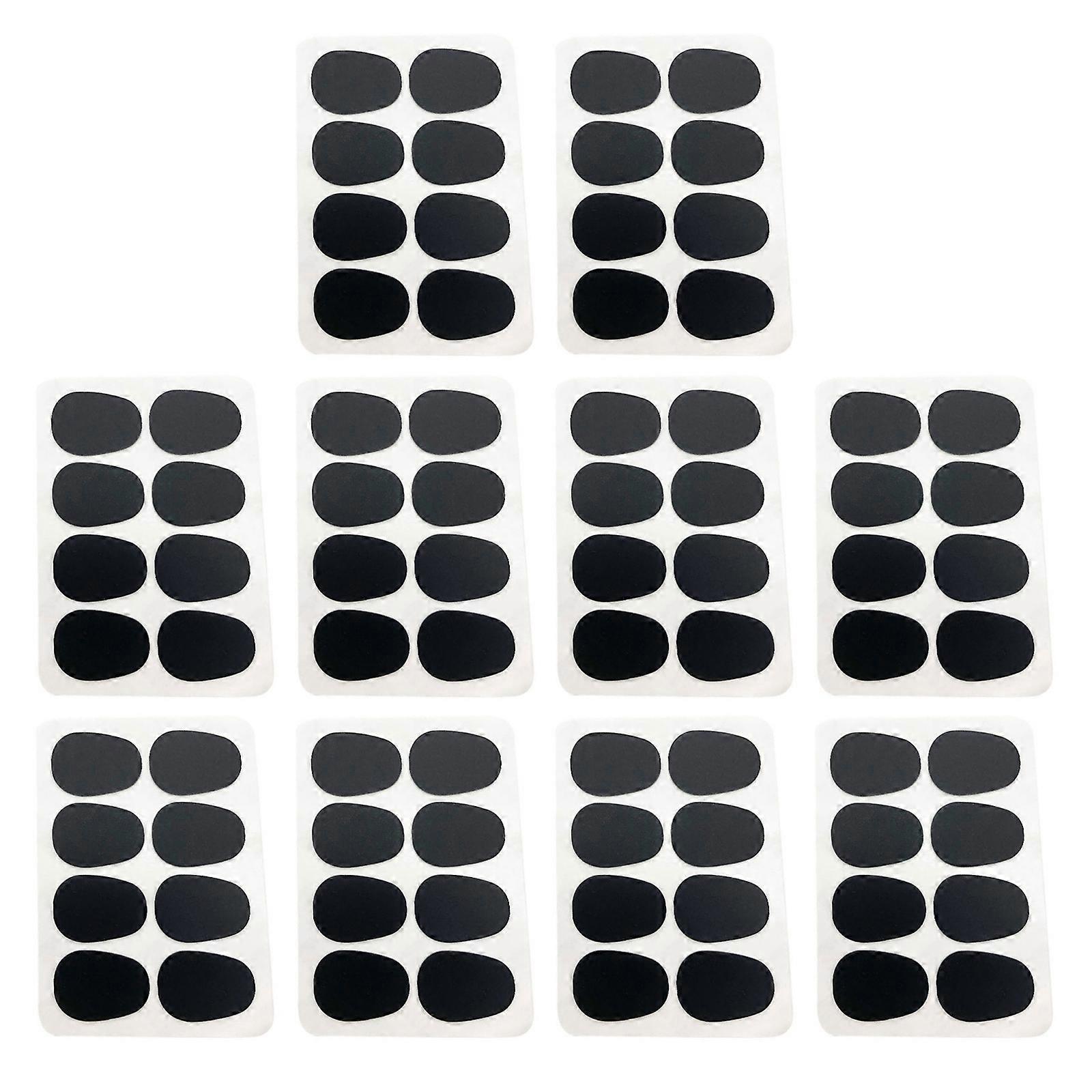 80Pcs παχύ σαξόφωνο και κλαρινέτο επιστόμιο μαξιλάρια Altos τενόροι σαξόφωνο μπαλώματα επιστόμιο σιλικόνη ισχυρή κόλλα επιστόμιο μαξιλάρια πολύχρωμα