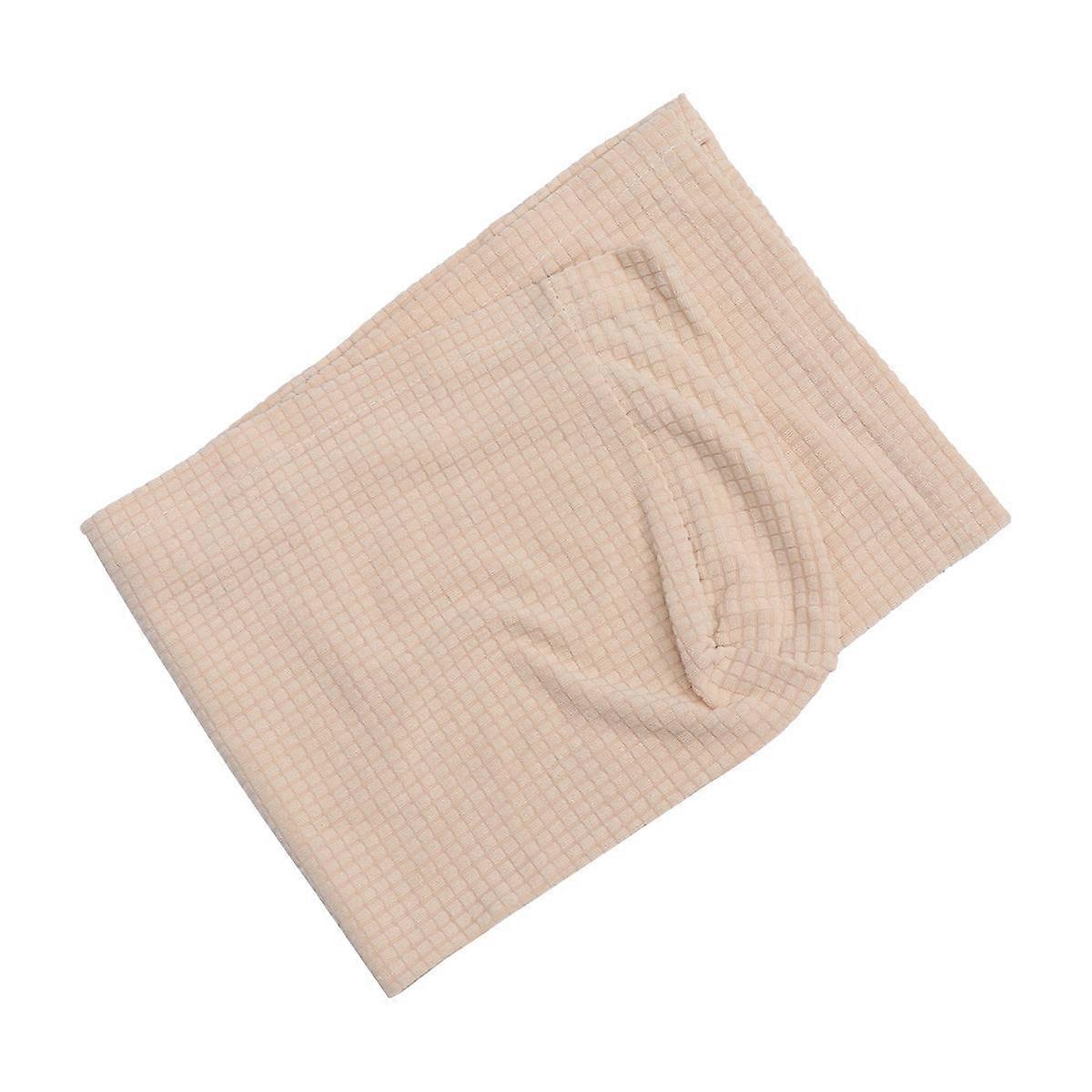 Couch Armrest Cover Sofa Protective Stretchy Arm Rest Pads Light Yellow 55*15cm 1 Pair