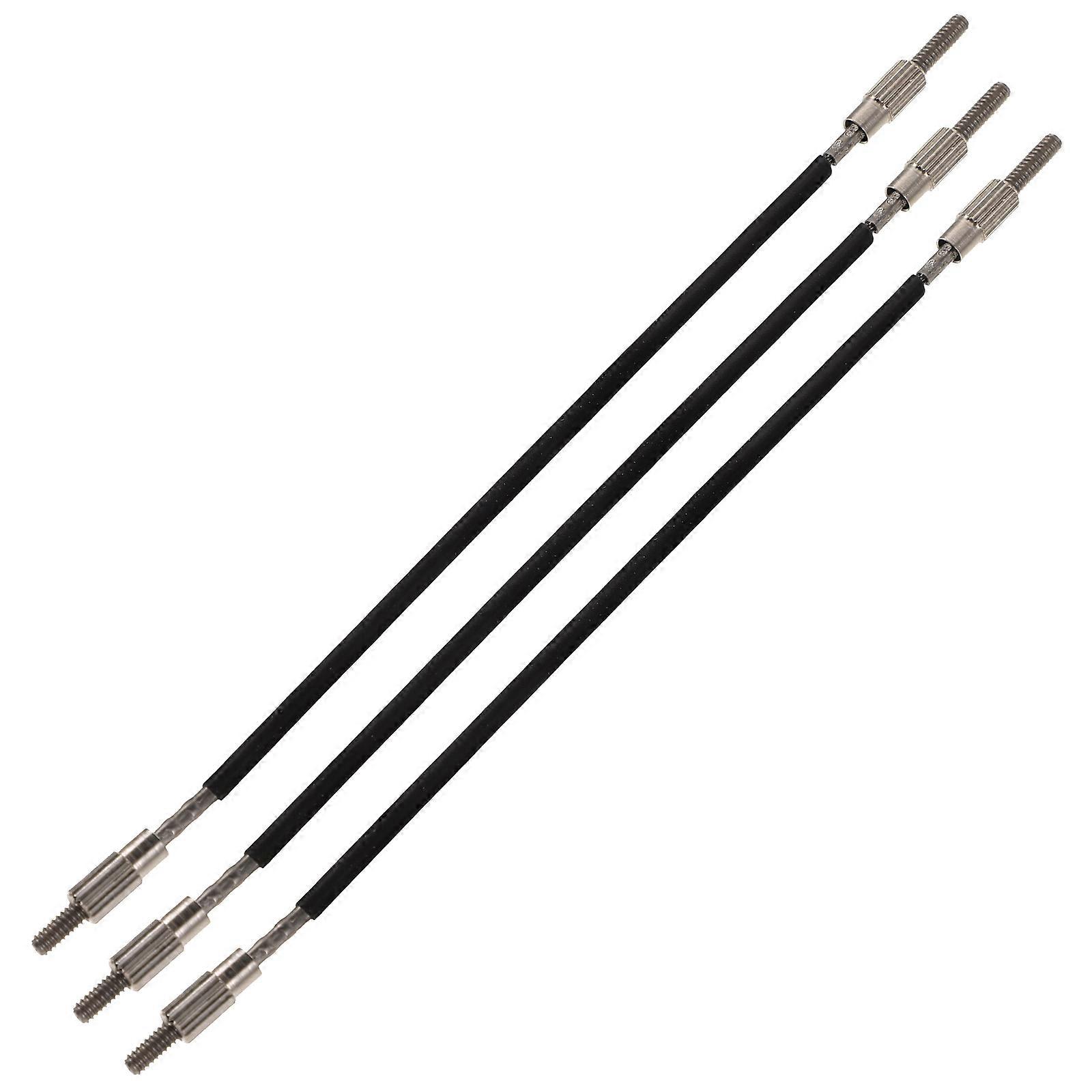 Violin Tailpiece Cord for 4/4 Size Made of Durable Steel Wire Black Color Ensures Stable Connection