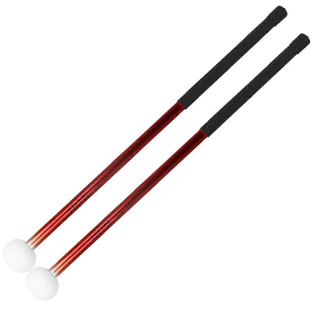 Felt Head Percussion Mallet Drumsticks, Ergonomic Aluminum Alloy Design, Durable & Stylish for Drumming Practice & Performance