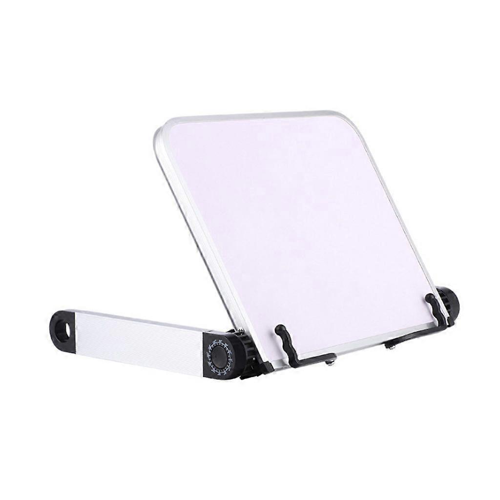 Adjustable Foldable Reading Book Stand Holder with Paper Clips Bookcase Stand
