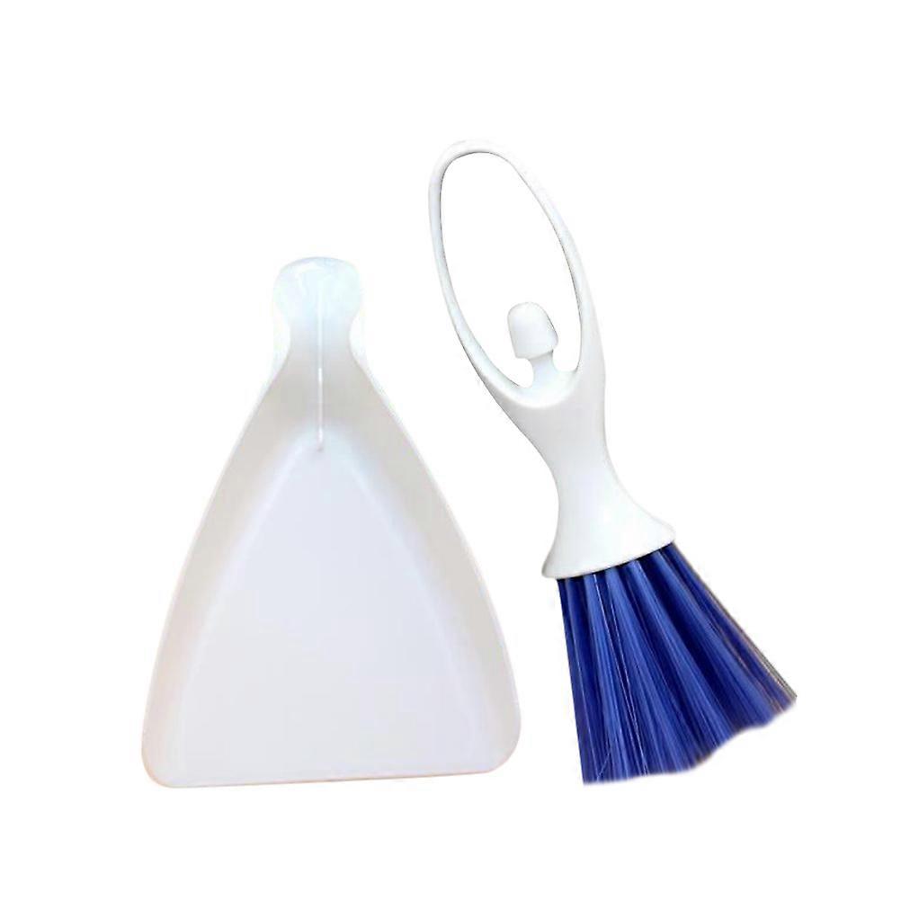 Pet Cleaning Supplies Dustpan And Broom Set Narrow Space Cleaning Plastic 2Sets
