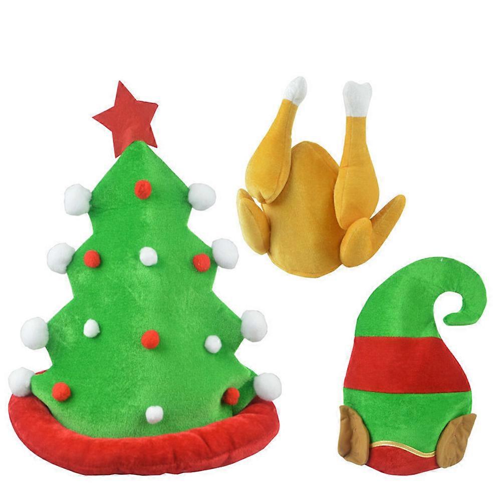 Cartoon Turkey Hat for Decor Use Velvet and NonWoven Fabric Yellow Color One Size Fits All