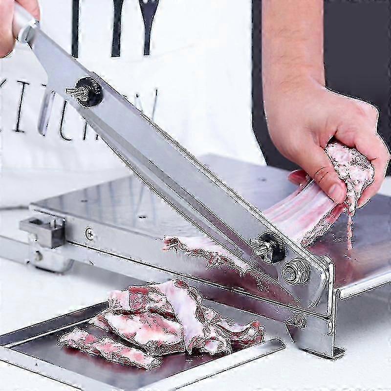Meat slicer for home use, bone cutting machine with safety guard