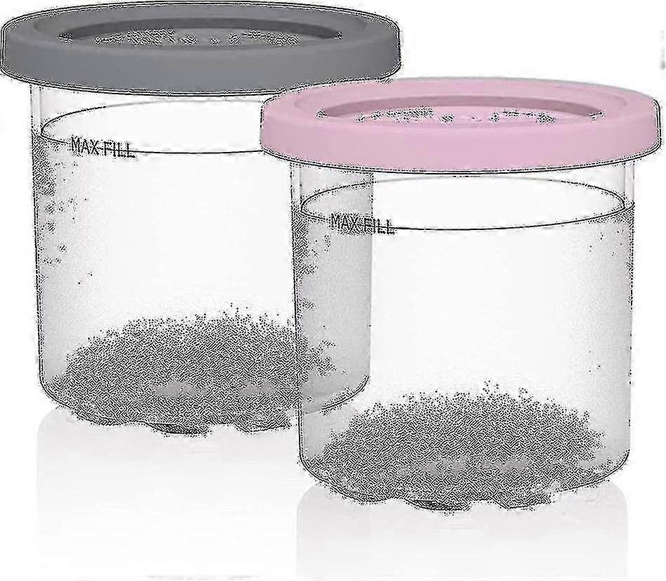 Ice Cream Pints Containers, Replacement For Ninja Creami Pints And Lids, Compatible With Nc300, Nc301,cn305a, Nc299am Series2pcs SZRH A-W