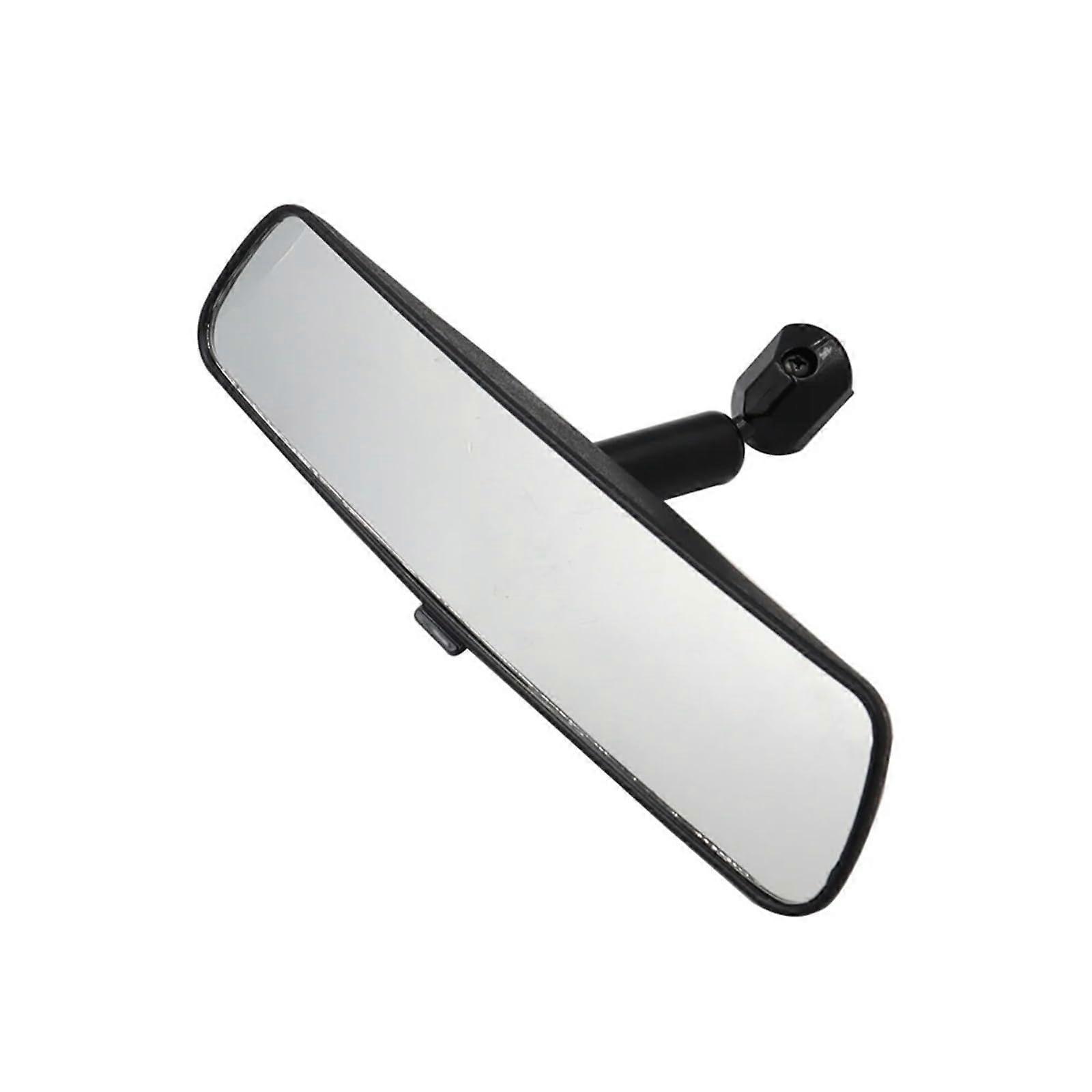 10 Inch Interior Rearview Mirror Black Easy to Install for Universal Car
