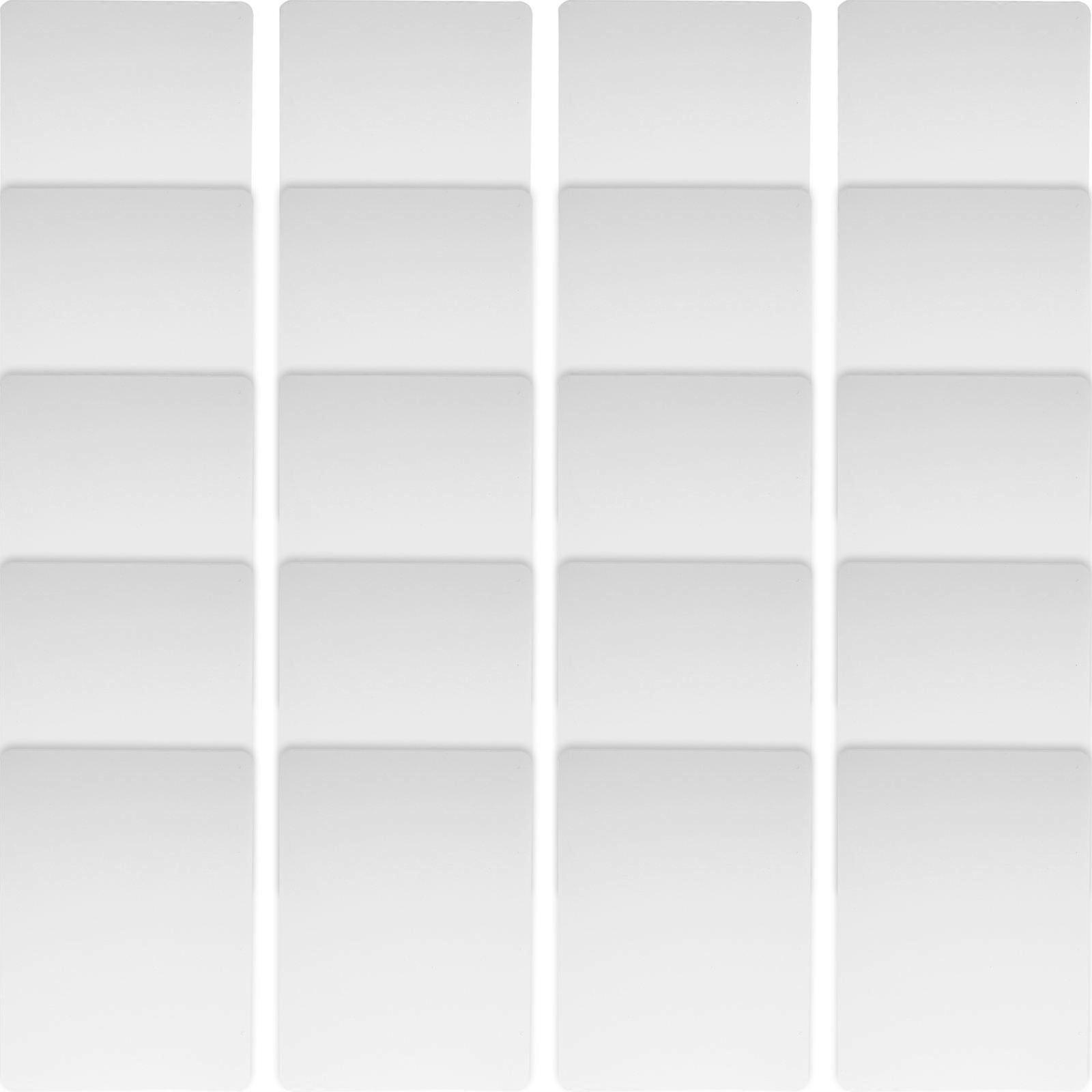 White Blank Greeting Cards for DIY with Excellent Craftsmanship and Safe Material 20 Pcs