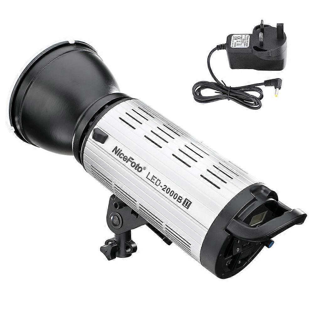 NiceFoto Studio Photography LED Video Light for Bowens Mount CRI95 TLCI95(LED-2000B UK Plug)