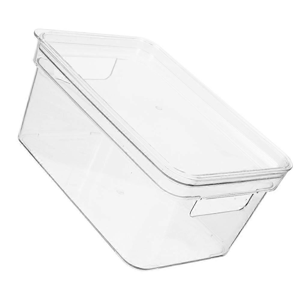 Transparent Plastic Storage Box for Building Blocks and Small Toys with Lid Portable and 12.5x8.5x6 inches