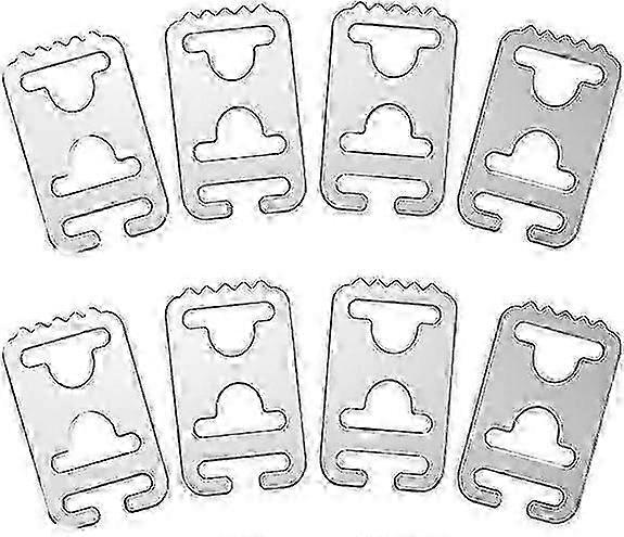 No Tie Shoelace Anchors (8pc) Laces Lock Clip for Adults and Kids Shoe