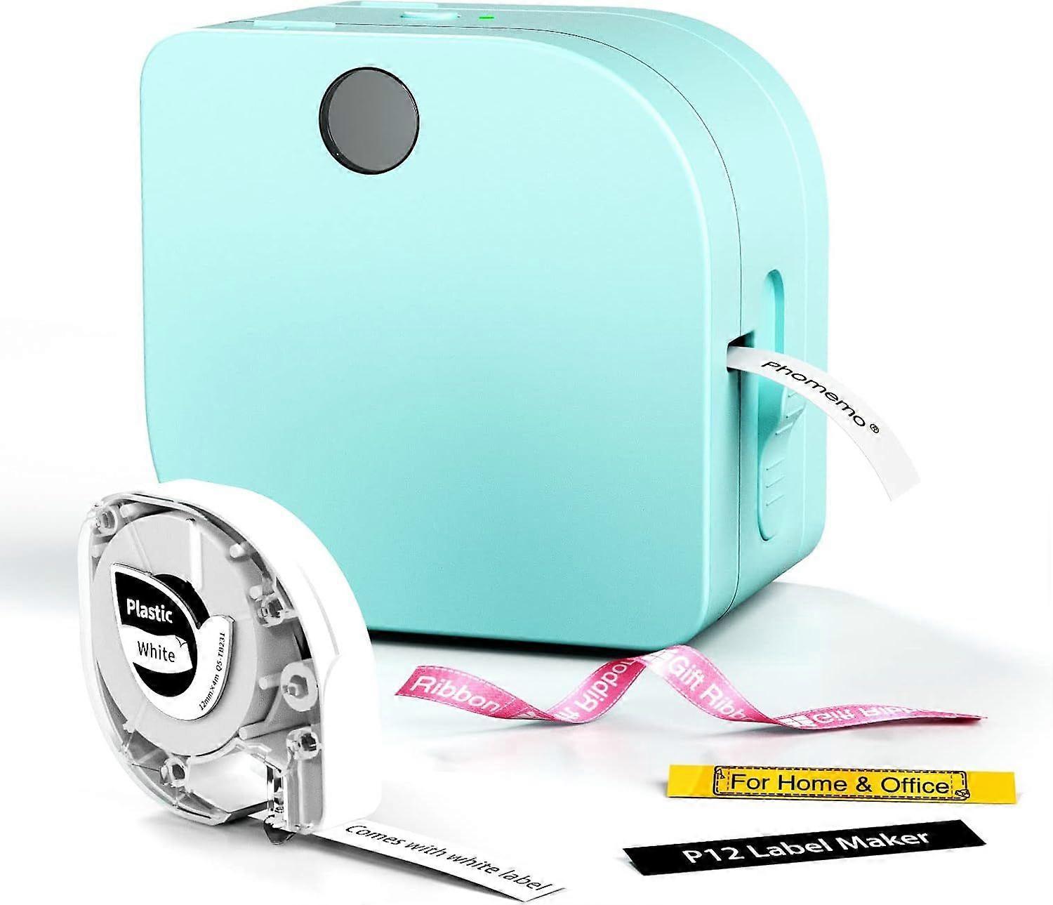 2025 Newest Model P12 Label Maker with Tape, Bluetooth Small Thermal Label