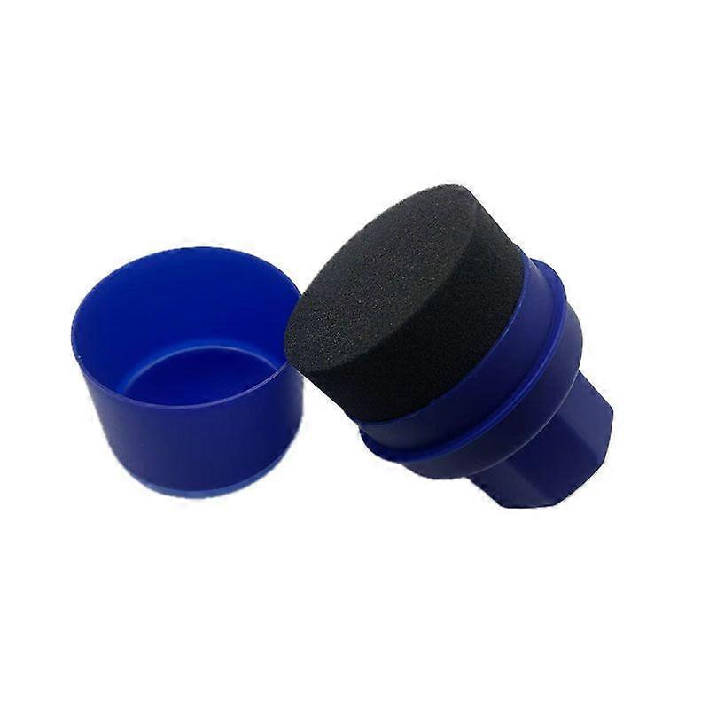 Tire Shine Sponge Applicator With Cover Waxing Pad Reusable Car Multipurpose Cleaning Tool For Tire Gloss Extending Lifespan