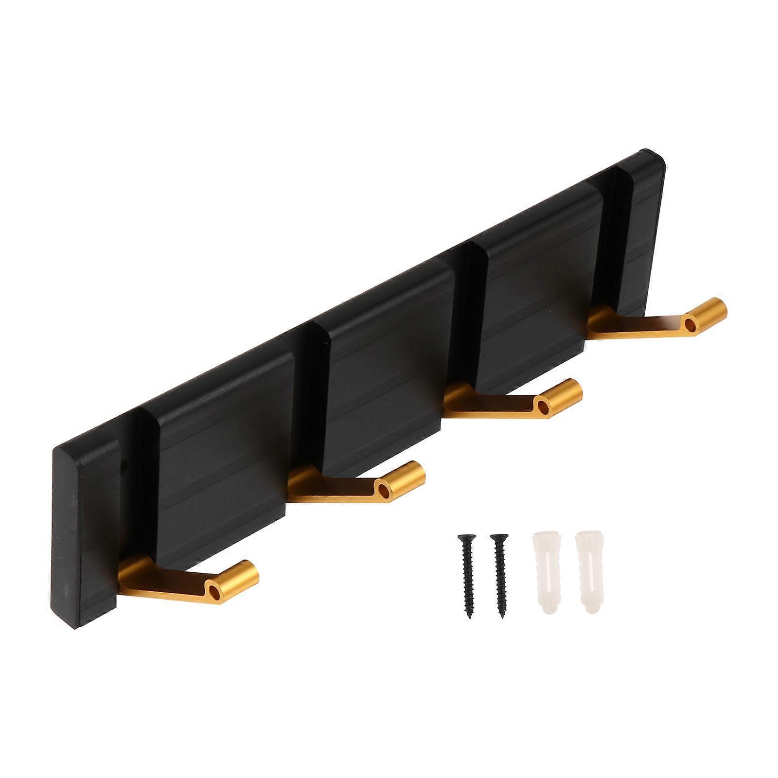 1 Pc Black Clothes Hook Wall Hanger With Modern Appearance Suitable For Homeowners Easy Installation Function