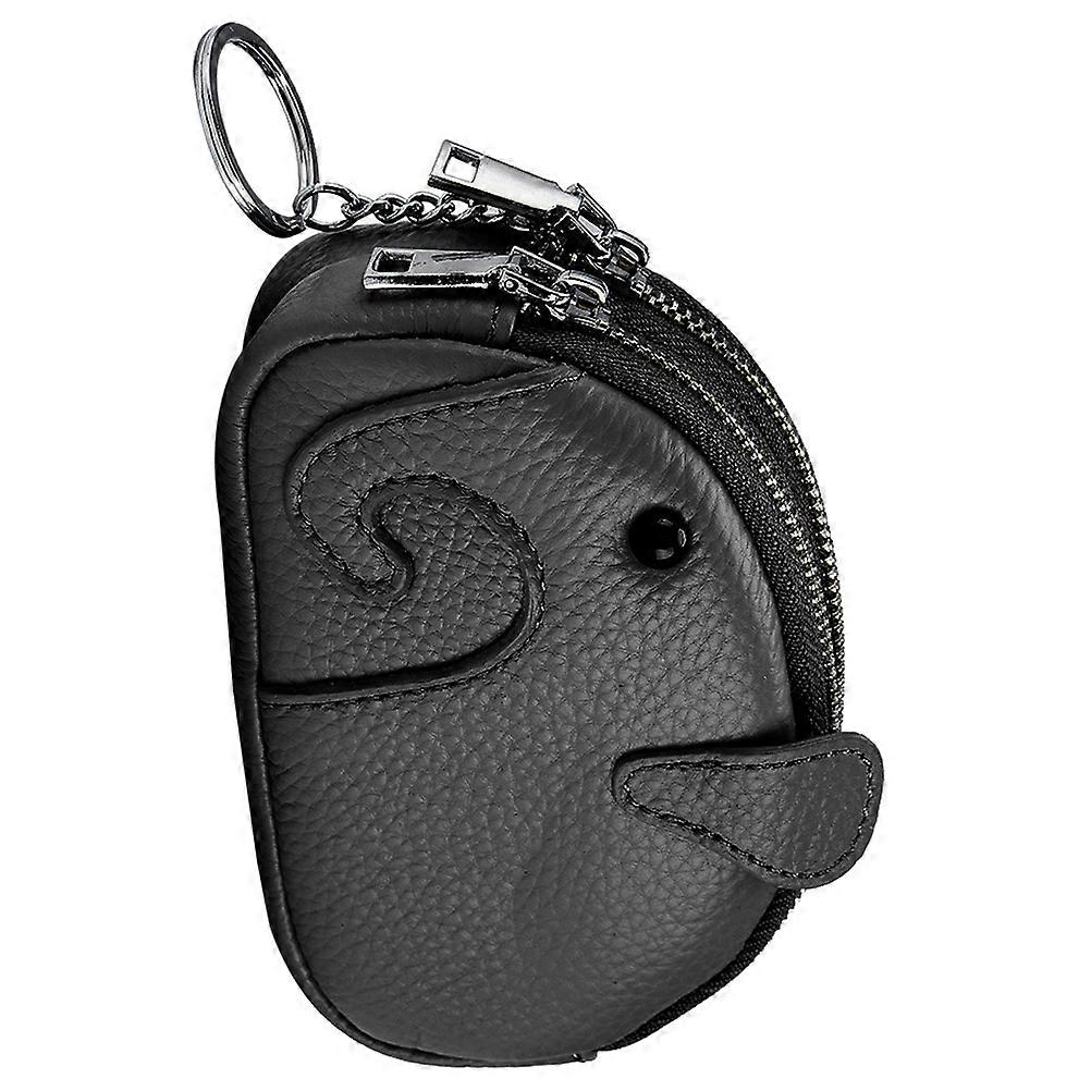 Cartoon Elephant Coin Purse Key Chain 1 Set Change Bag Modeling Storage Pouch