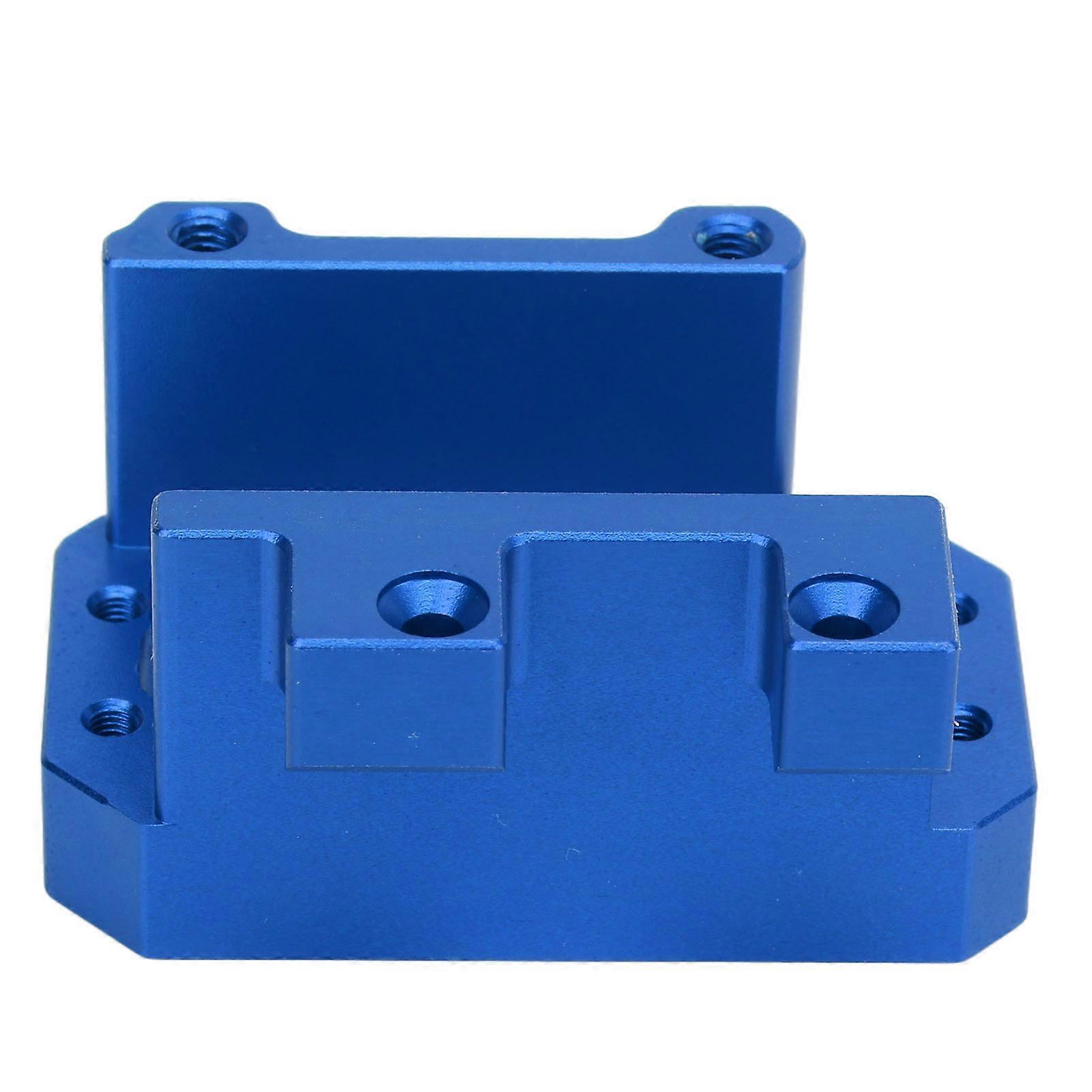 RC Servo Mount Aluminum Alloy Steering Servo Bracket Set for Sledge 1/8 4WD Remote Control Vehicle Blue 