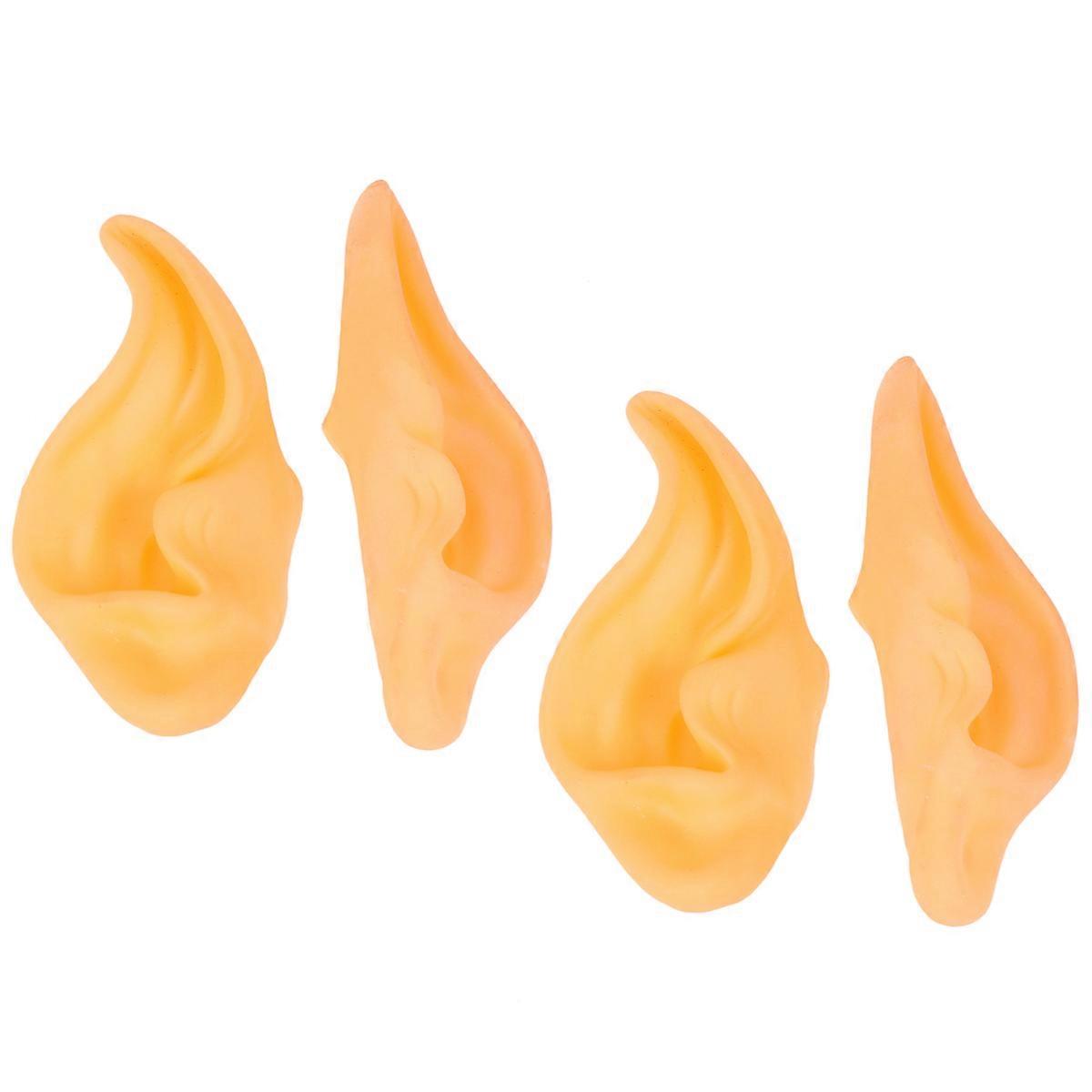 Halloween False Ears Cosplay Props Vinyl Material Shape 2Pairs