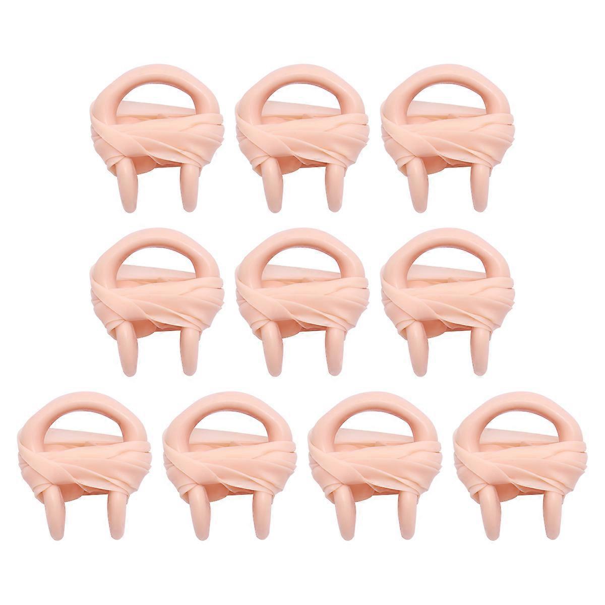 10PCS Nose Clips with Lanyard – Durable Reusable Swimming Accessories for Nose Protection