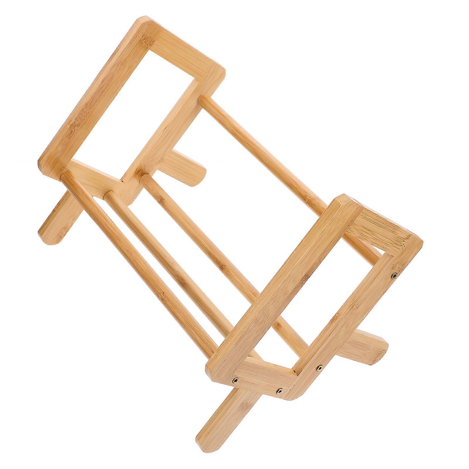 Minimalist Bamboo Document Holder For Cookbook And Tablet Use In Office Or Home 1Pcs